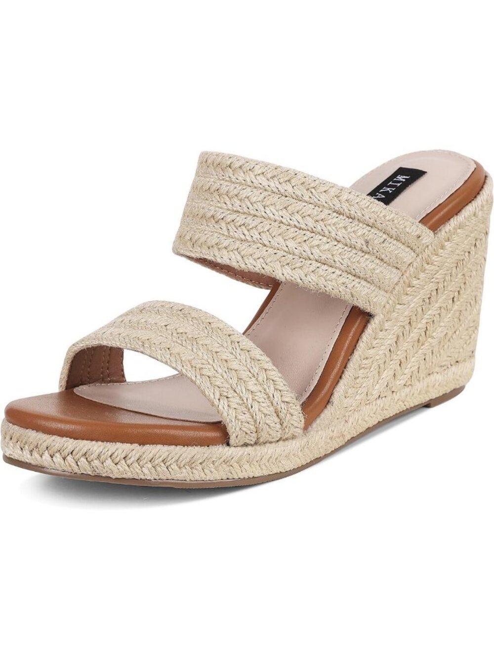 Stylish Open Toe Wedge Sandals for Women - Comfortable Espadrille Slide Heels